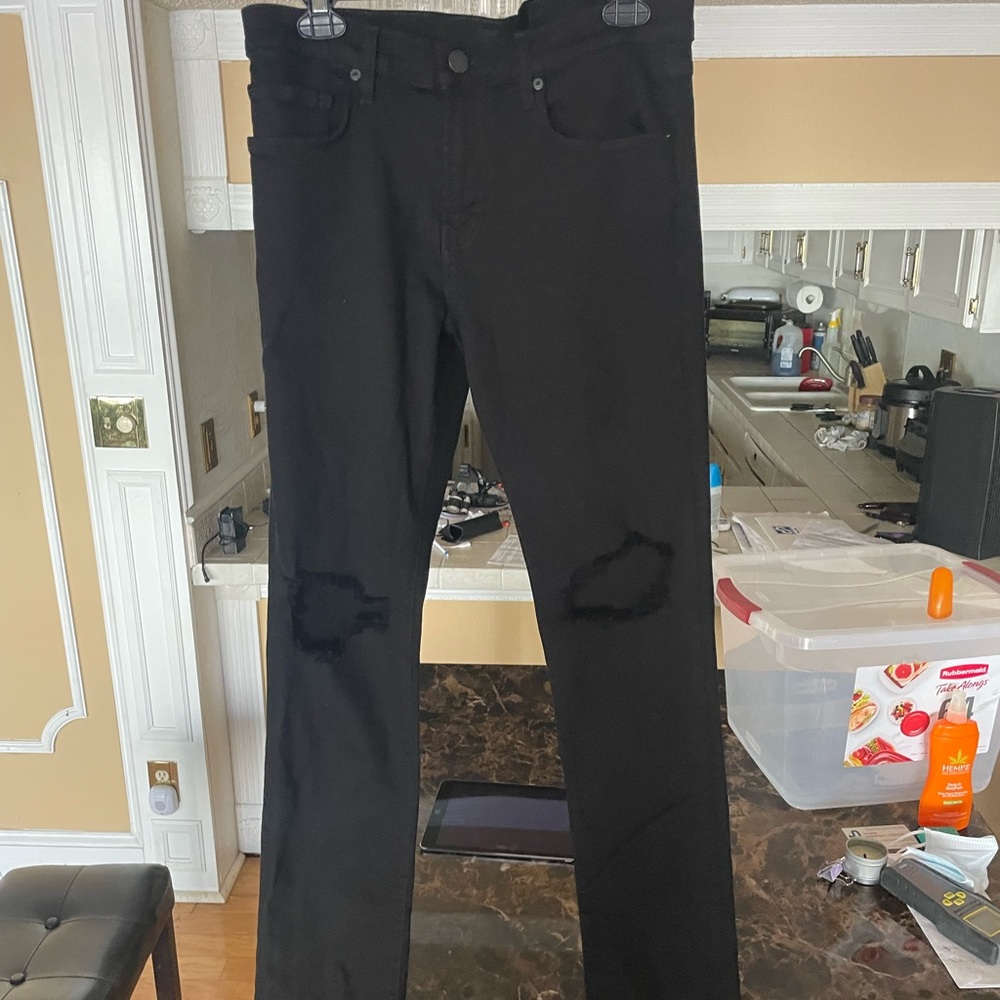 J-Brand Black Mick Skinny Fit Jeans
